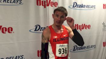Dylan Lafond picks up first win in Illinois uniform at Drake Relays