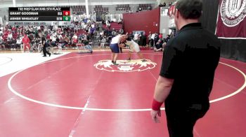 285 lbs 5th Place - Grant Goodman, Bethlehem Christian vs Asher Wheatley, Bishop Lynch