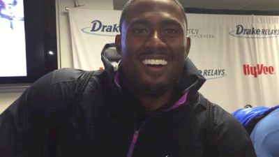 David Oliver reflects on fun Drake Relays experience