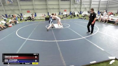 285 lbs Round 1 (16 Team) - Trayvn Boger, Team Utah vs Eric Stouder, North Dakota Blue