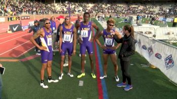 LSU Tigers after their 4x4 victory