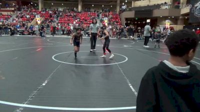 73 lbs Semifinal - Zayl Henderson, WR - Topeka Blue Thunder vs Ezekiel Smalley, Open Mats Wrestling Club