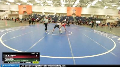 149 lbs Cons. Round 2 - Tj Martin, Pennsylvania College Of Technology vs Jack DeVoe, Wesleyan (CT)