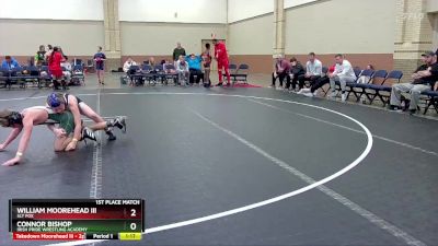 110 lbs 1st Place Match - Connor Bishop, Irish Pride Wrestling Academy vs William Moorehead Iii, Sly Fox