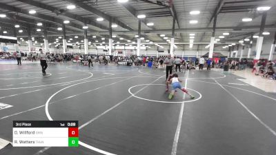 70 lbs 3rd Place - Dawson Willford, Grindhouse WC vs Roan Watters, Thundercats WC