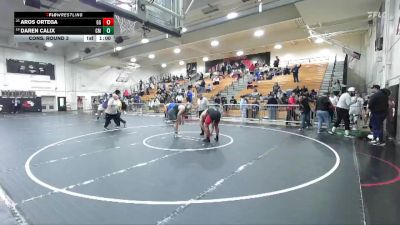 285 lbs Cons. Round 3 - Daren Calix, Costa Mesa vs Aros Ortega, Garden Grove