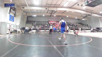 165 lbs Quarterfinal - Brady Benham, Sperry High School vs Briley Fenimore, Berryhill High School