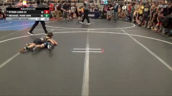 50 lbs Champ. Round 1 - Ryder Long C3, Grove City vs Michael York SW6, Bellbrook