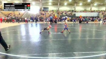 35 lbs Cons. Semi - Davie Atwell, Hilltopper Wrestling Club vs Banks Caho, Higher Calling Wrestling