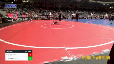 55 lbs Semifinal - Kyler Black, Big Game Wrestling Club vs Owen Slinker, Sebolt Wrestling Academy