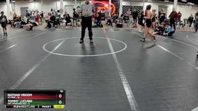 92 lbs Finals (2 Team) - Tommy Lucuski, Mat Warriors Red vs Nathan Vroom, SC Prep