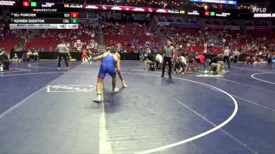 3A-175 lbs Cons. Round 2 - Kowen Dighton, Council Bluffs Abraham Lincoln vs Eli Forcier, Waverly-Shell Rock
