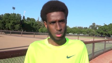 Mo Ahmed shooting for the standard at Payton Jordan