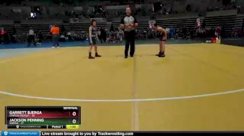 80 lbs Semis (4 Team) - Jackson Penning, Adrian vs Garrett Bjerga, Staples-Motley