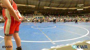 130 lbs Quarterfinal - Daniel Page, Fort Gibson Youth Wrestling vs Travis Dupire, Eufaula Ironheads Wrestling Club