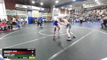 165 lbs Quarterfinal - Roman Loya, Rim Of The World vs Branson John, Buchanan