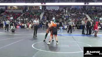 150 lbs Semifinal - Wyatt Ekstrum, Tiger vs Jackson Tapia, Bonner Springs