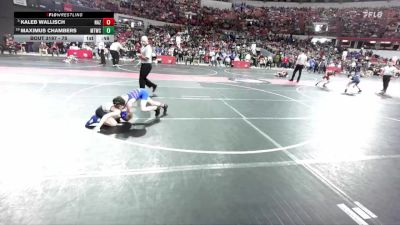 75 lbs Champ. Round 2 - Kaleb Wallisch, Nazar-Milton vs Maximus Chambers, Mauston Talons Wrestling Club