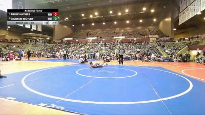 90 lbs Cons. Semi - Graham Motley, Harrison Youth Wrestling vs Ridge Haynes, Panther Youth Wrestling-CPR