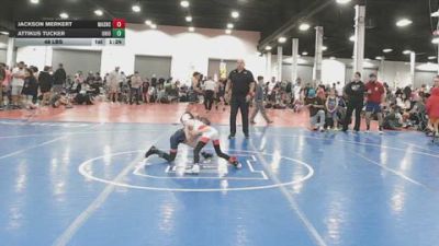 48 lbs Rr Rnd 6 - Jackson Merkert, Mat Assassins Red - BK8E vs Attikus Tucker, Ohio Hammers - BK8E