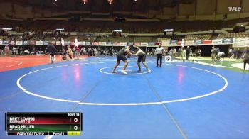 285 lbs Quarters & Wb (16 Team) - Brad Miller, St. Vincent vs Brey Loving, Marymount