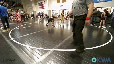 105 lbs Quarterfinal - Tajuan Davis, Team Tulsa Wrestling Club vs Kamden Caywood, Keystone Kids Wrestling Club