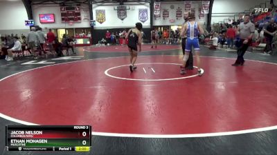 120 lbs Round 3 - Jacob Nelson, Columbus/WMU vs Ethan Mohagen, Muscatine