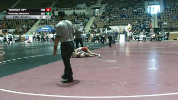 7A 106 lbs Cons. Round 3 - Grayson Hipp, Opelika Hs vs Samuel Monday, Enterprise HS