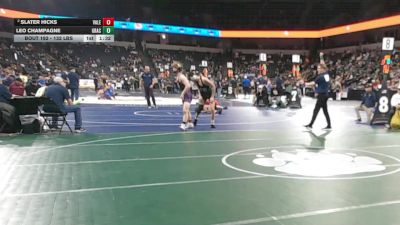 132 lbs Round Of 32 - Slater Hicks, Valencia/Valencia (SS) vs Leo Champagne, Grace Davis (SJ)