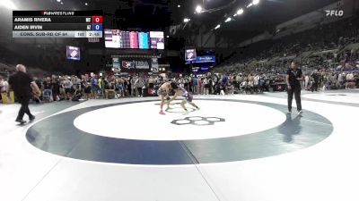 120 lbs Cons. Sub-rd Of 64 - Aramis Rivera, MT vs Aiden Irvin, AZ