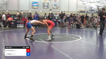 61 kg Round Of 16 - Micky Phillippi, Pittsburgh Wrestling Club vs Lane Peters, West Point RTC