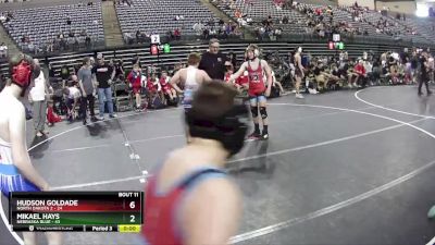 140 lbs Finals (8 Team) - Quinton Dahle, North Dakota 2 vs Korry Daugherty, Nebraska Blue