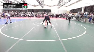 140-I lbs Round Of 16 - Matthew Miranda, Kingsway vs Edward Nasimov, Willpower Wrestling Club