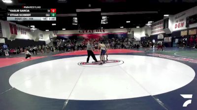 106 lbs Champ. Round 2 - Ethan Schmidt, California (Whittier) vs Kaelib Garcia, Temecula Valley