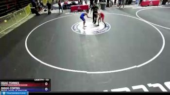 113 lbs Cons. Round 3 - Issac Torres, Sunkist Kids/Monster Garage vs Diego Cortes, Revival School Of Wrestling