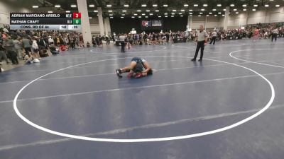 144 lbs Cons. Rd Of 64 - Adrian Marciano Arbelo, New Jersey vs Nathan Craft, Illinois
