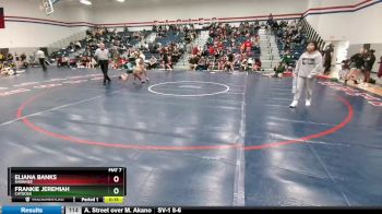 120 lbs Round 5 - Frankie Jeremiah, Catoosa vs Eliana Banks, Shawnee