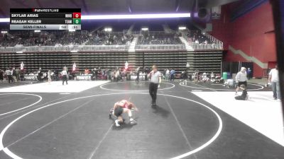 66 lbs Semifinal - Skylar Arias, Windy City WC vs Reagan Keller, Team Champs (MT)