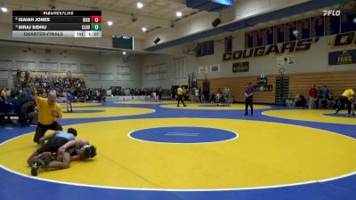 129 lbs Quarterfinal - Isaiah Jones, Bixby (OK) vs Siraj Sidhu, Clovis North