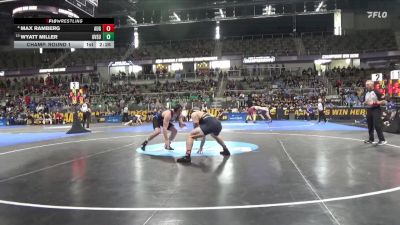 197 lbs Champ. Round 1 - Wyatt Miller, Grand Valley St. vs Max Ramberg, Augustana (SD)