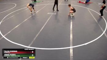 144 lbs Cons. Round 2 - Talon Doering, Minnesota vs Creed Mursu, Northwest Wrestling Club