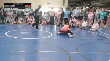 115 lbs Rr Rnd 1 - Kayna Wilder, NewWhale Pink - Girls vs Nabhanya Dhiman, Lady Assassins - Girls