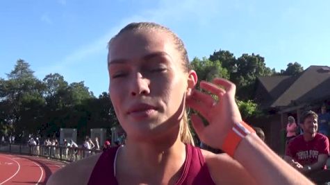 Colleen Quigley happy with steeple PR and looking ahead to post-college running