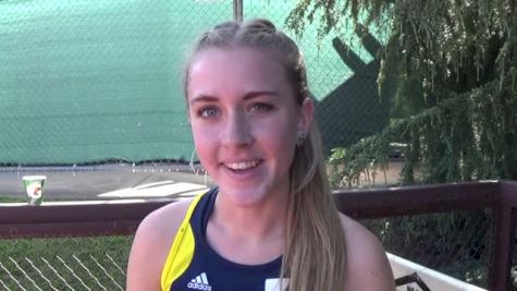 Laura Addison after HUGE PR in the 1500m