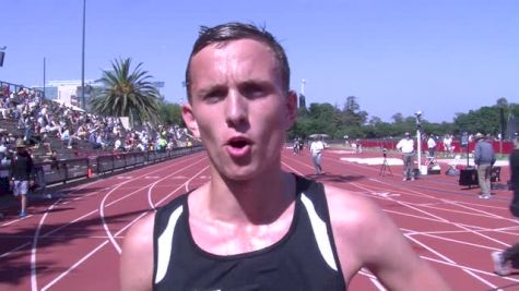 Jakob Abrahamsen huge win running 840 steeple to kick off the day