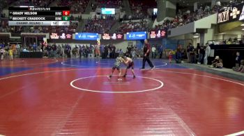 52 lbs Champ. Round 1 - Beckett Craddock, Mine Yard Dogs Wrestling Club vs Grady Nelson, Cody Wrestling Club