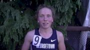 Katrina Coogan of Georgetown after season best in 1500