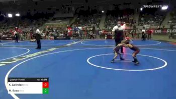 43 lbs Quarterfinal - Kaiden Galindez, Dundee vs Micael Boso, Choctaw Ironman