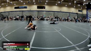 88 lbs Round 3 (4 Team) - Alex Spagnola, Ruthless vs Parker Workman, Burnett Trained WC