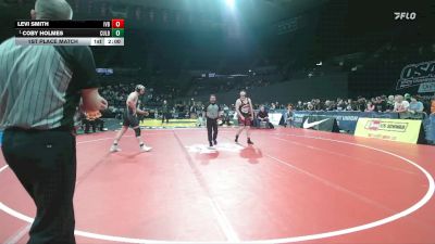 2A/1A Boys 215 1st Place Match - Coby Holmes, Culver Boys vs Levi Smith, Illinois Valley Boys